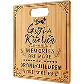 Popular Gigi Gifts, Cutting Board Gift for Gigi, Cute Grandma Gifts from Grandchild, Mother's Day or Birthday Gifts for Gigi,11.6 * 11'',A-9