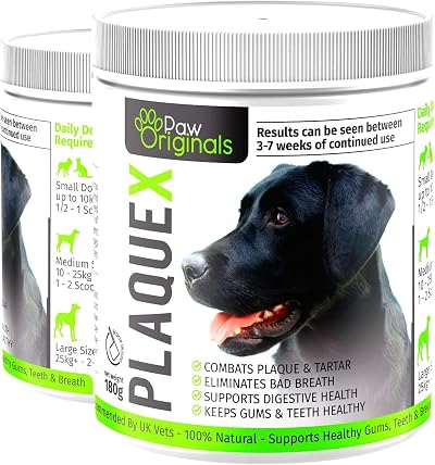 Paw Originals Plaque X 320G Natural Plaque Off & Tartar Remover For Dogs Cats