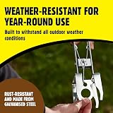 The Big Cheese Mole Tunnel Trap Two-Way Galvanised Steel Durable Weather-Proof view 5