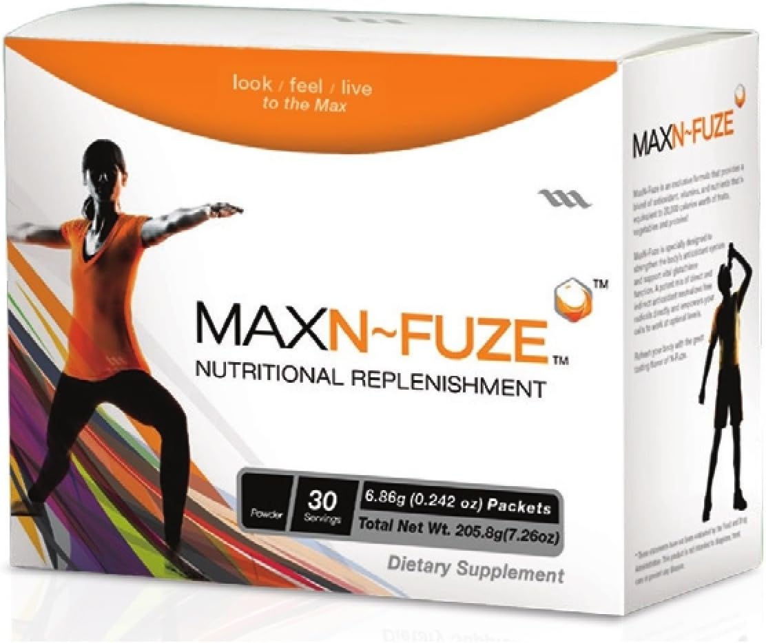 Max N-Fuze, Nutritional Replenishment, 30 Packets (0.24 Ounce), 30 Servings