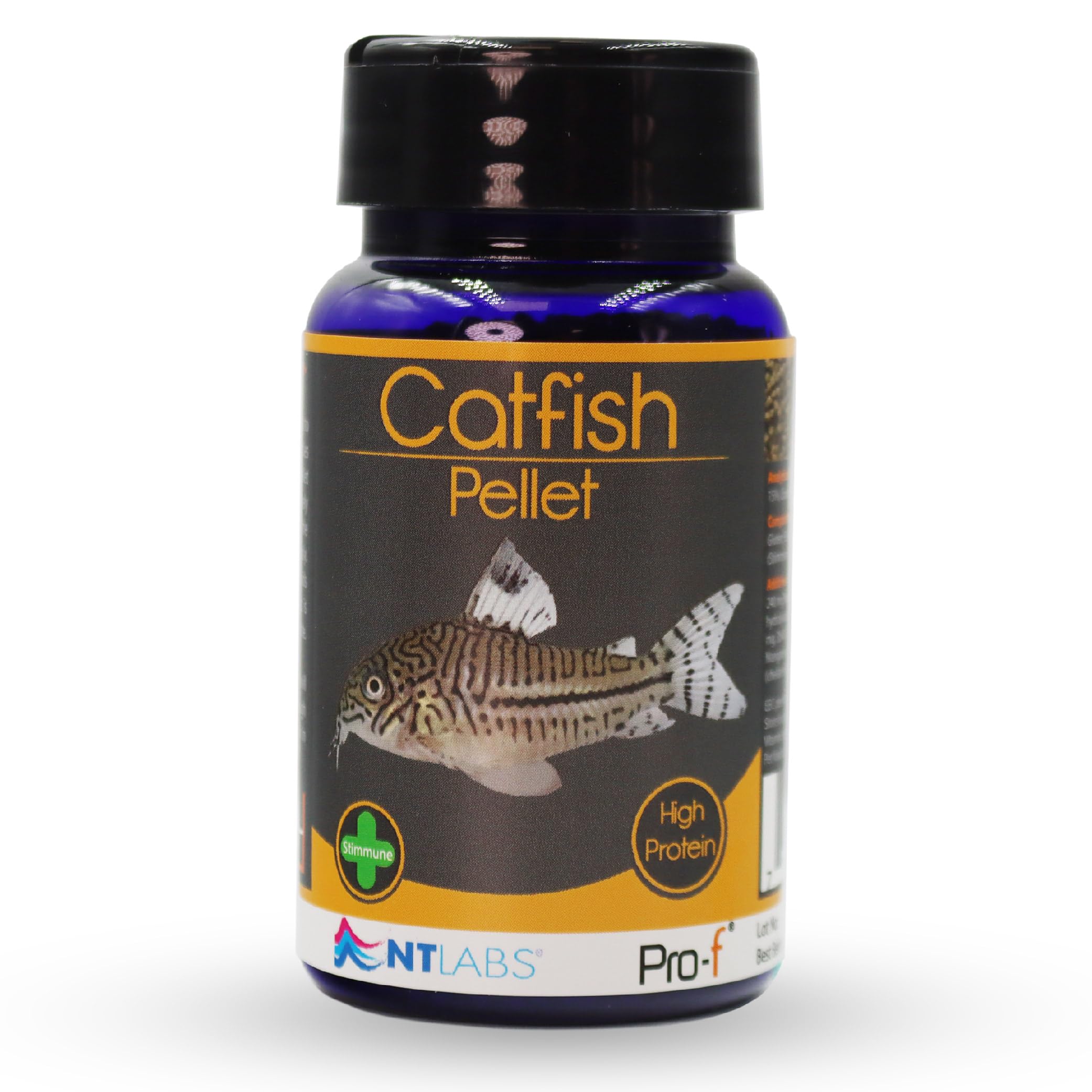 NT Labs Pro-f Catfish Pellet, Freshwater Catfish Food, Aquarium Fish Feed, Fast Sinking, Nutritious Food (60g)