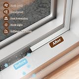 Maudzlan 236in/6m Window Door Draft Blocker Self-Adhesive Seal Strip White view 2