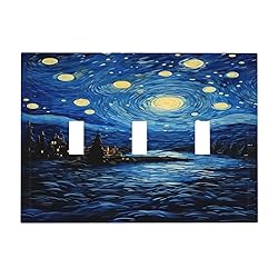 Tewujay Decorative Light Switch Covers 3 Toggle
