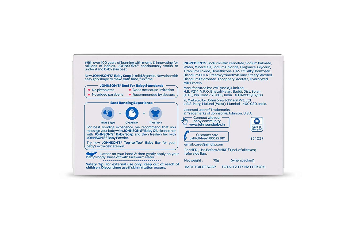 johnson baby soap cost