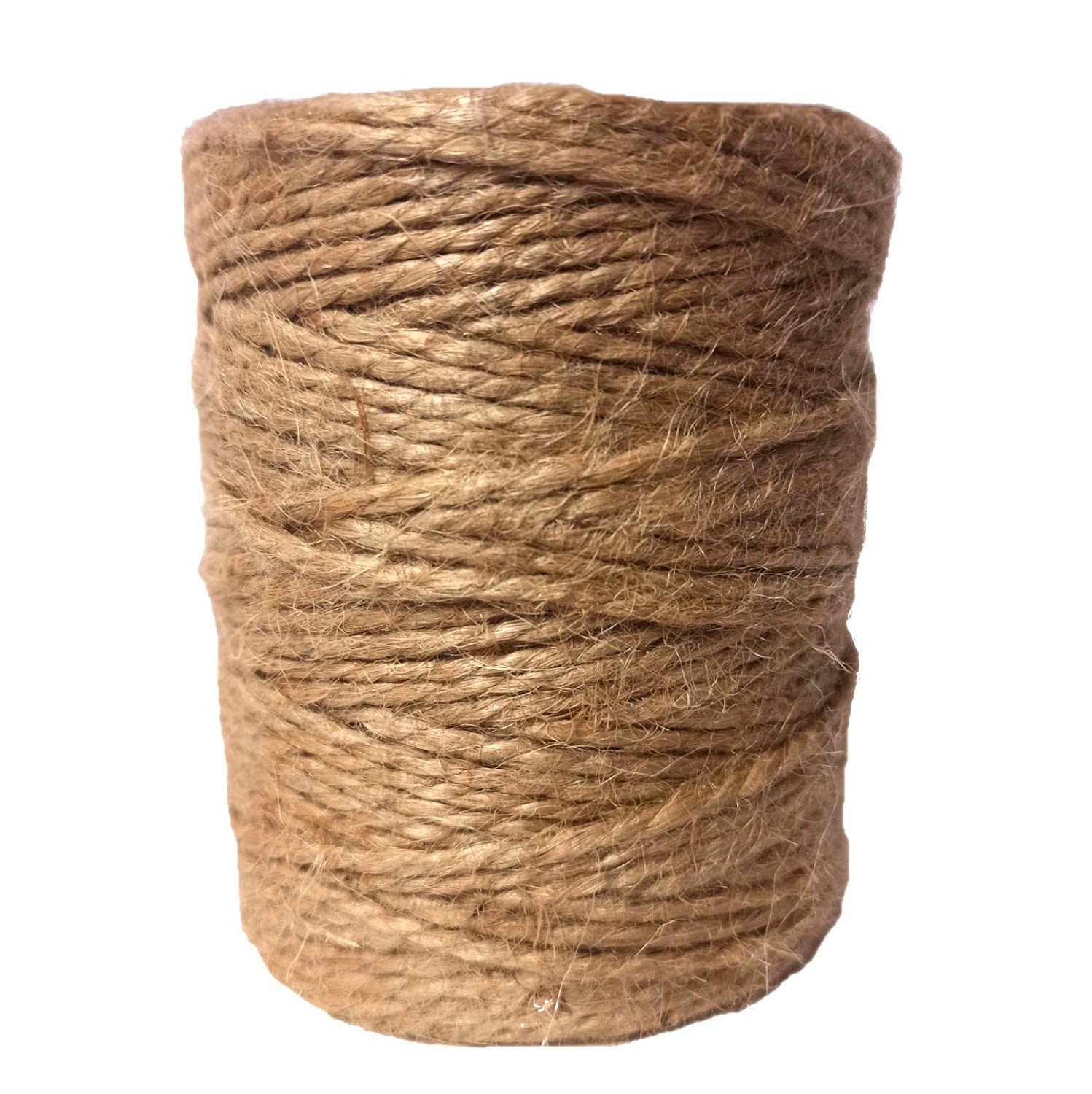 Jute Twine 100 m Parcel Cord Jute Ribbon Gift Ribbon Made of Plants Natural Brown for Crafts Decorative Bandage Macrame Garden