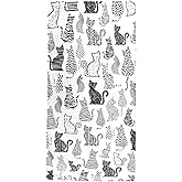 LIVILAN Cat Kitten Beach Towel, Soft Microfiber, 30”x60”, Quick Dry, Sand Proof, Perfect for Women, Anime Picnic, Bath, Pool, Yoga, Cute Hello Kitty Design, Ideal Gifts for Cat Lovers