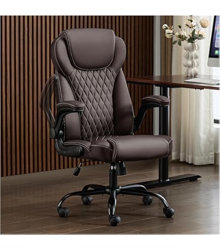 Amazon.com: amseatec Office Chair, Executive PU Leather Chair Home