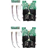 Janllenton 15-Cell 18650/21700 PCB Battery Charging Protection Circuit Board for DeWalt DCB609, 60V Flexvolt Battery (2-Pack)