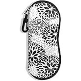 NPOOYI Sunglasses Soft Case, Ultra Light Portable Neoprene Zipper Glasses Case for Men Women