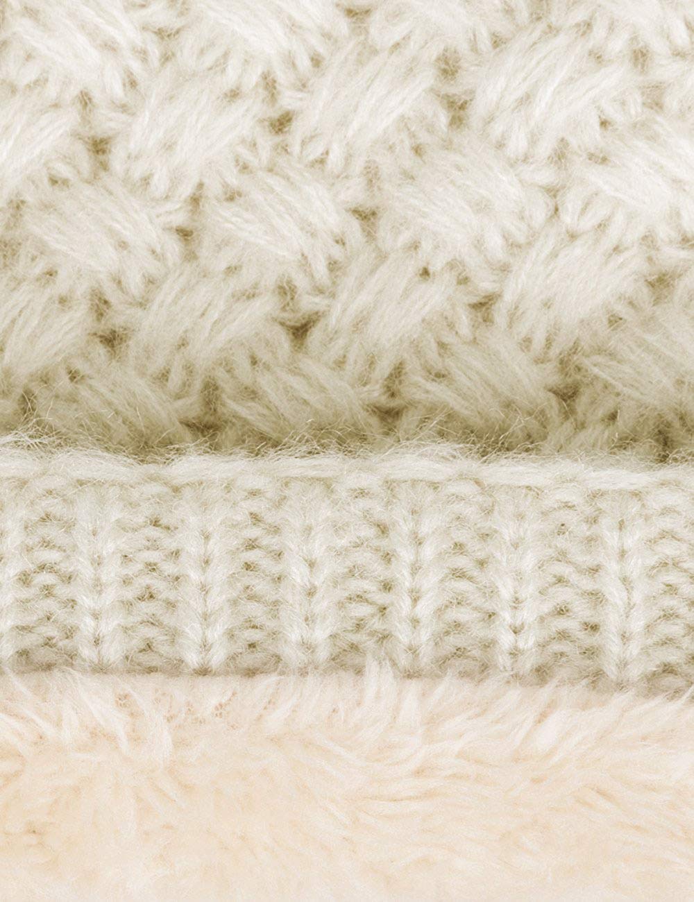 EVRFELAN Infinity Scarf Winter Women Circle Loop Scarves Warm Kids Neck Warmer Chunky Knit Soft Thick Fashion Ladies Accessories Ribbed Girls Men Boy Collar (Beige)