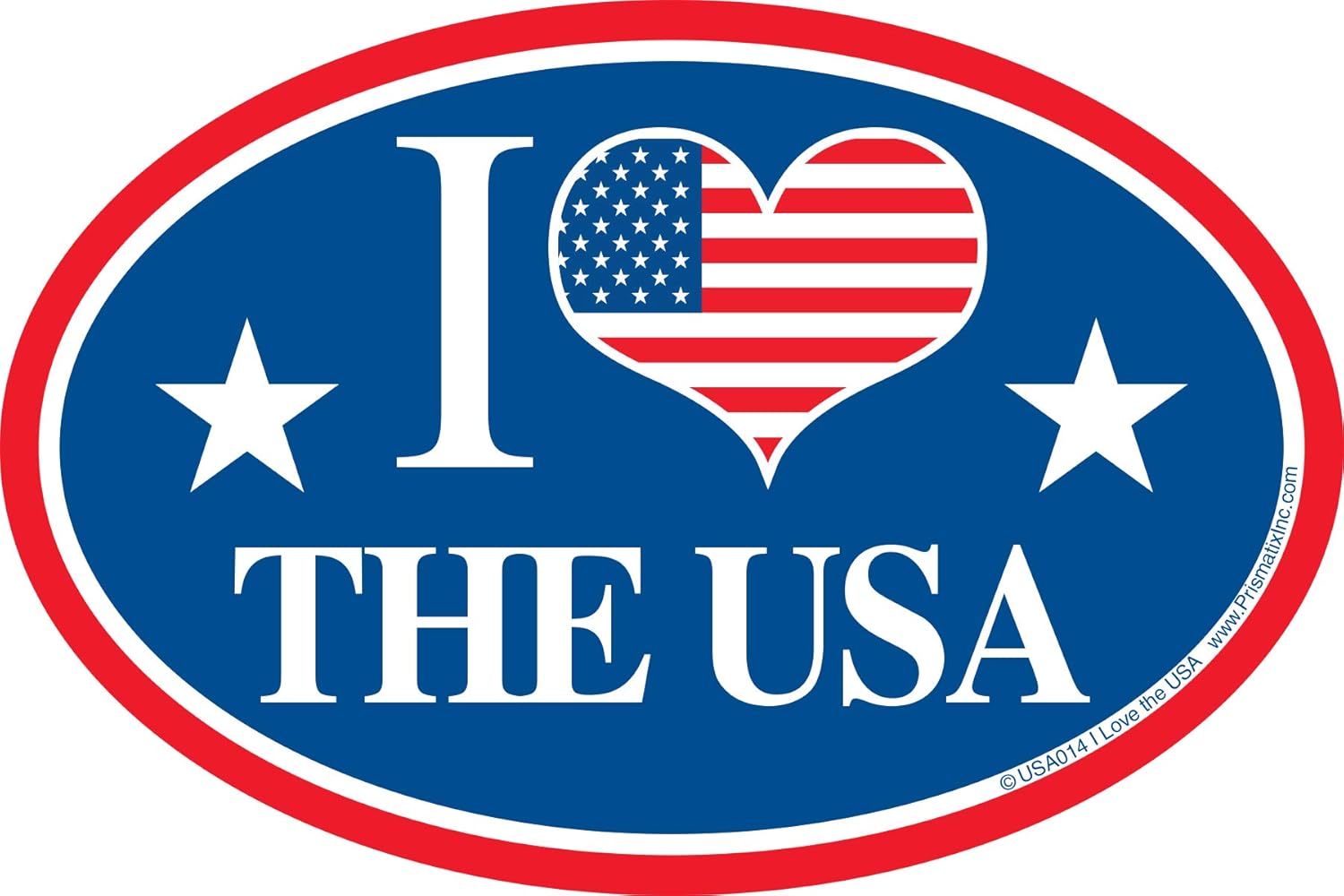 Prismatix Patriotic American Flag With Bright