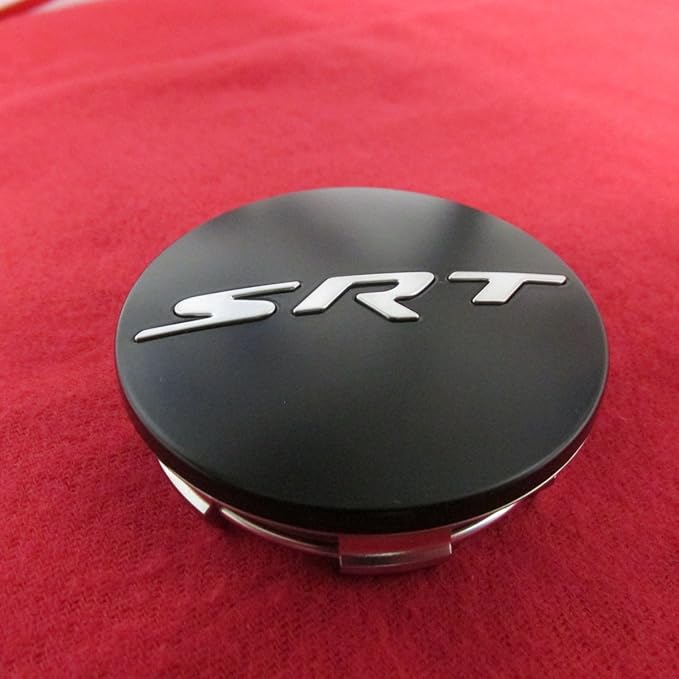 Dodge Mopar Chrysler Satin black SRT wheel center cap MOPAR SRT, Center