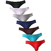 LSAMDIR Mens Bikini Briefs Silky Modal Microfiber Underwear