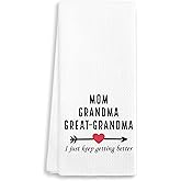 EJGFS Great-Grandma Dish Towels, Decorative Kitchen Towels 16"x24" – Bathroom Hand Towel, Tea Towel, Great Grandma Gifts for Mother's Day, Birthday, Christmas, etc.(028)