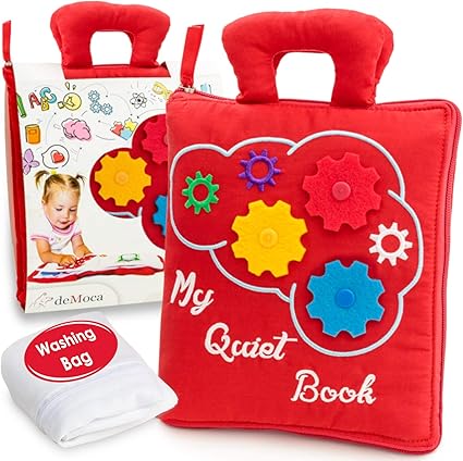 Amazon Com Democa Quiet Book For Toddlers Montessori Basic