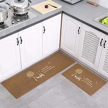 Amazon Com Rug For Kitchen 1 2 Pieces Kitchen Floor Mats Non