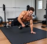 PROIRON Gym Floor Mats 30x30cm 1cm Interlocking EVA Tiles 18 tiles view 6