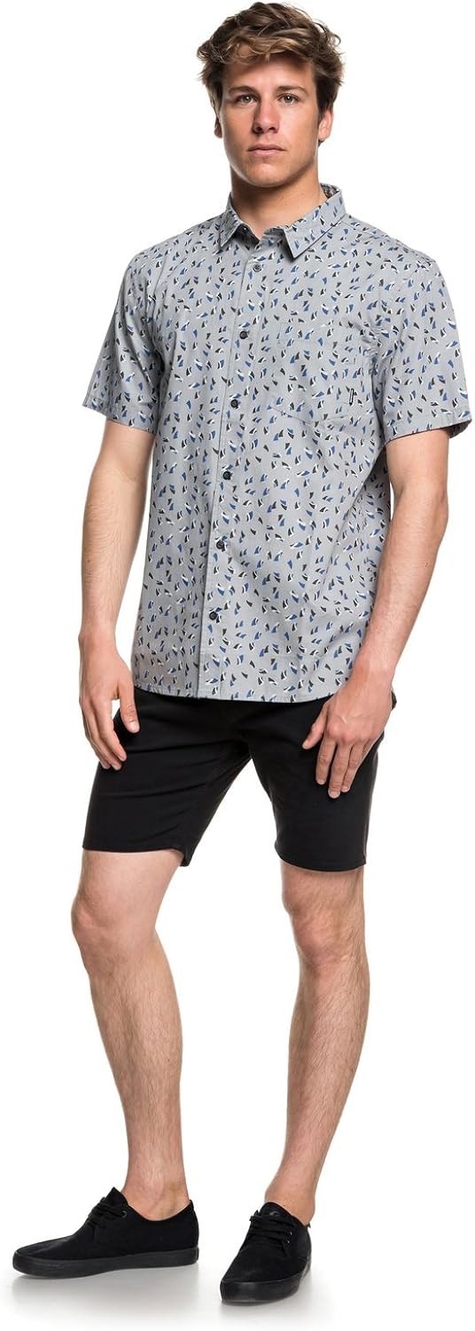 Quiksilver Mens Akan Waters Button Down Shirt