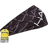 Halo Headband AIR Series-Bandit - 4" Wide Pullover Sweatband for Men and Women- Keeps Hair in Place and Sweat Off Your Face