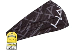 Halo Headband AIR Series-Bandit - 4" Wide Pullover Sweatband for Men and Women- Keeps Hair in Place and Sweat Off Your Face