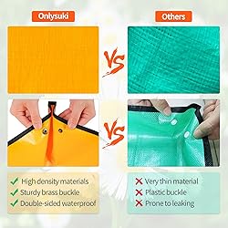 Onlysuki 3PCS 39.5" x 31.5" Large Repotting Mat for