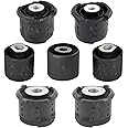 AUTOACER - Complete Rear Subframe Kit 7 Pcs - Rear Axle Subframe Control Arm Mount Bushings for E46 3 SERIES 2000-2005, E83 X3 2004-2008, OEM compatible 33176751808, 33171093565, 33316769376