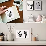 Nabance Inkless Hand & Footprint Kit 4 Pads 8 Cards Baby Pet Paw Print view 7