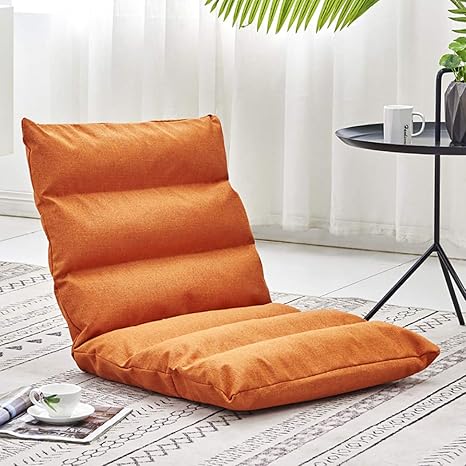 Amazon 座椅子 フロアチェア おしゃれ イス 椅子 リラクス カジュアル オレンジ ブルー グリーン ソファー ソファ 無地 グレー 新生活 一人暮らし 低反発 こたつ座椅子 フロア 110 52 14 チェアー 座イス チェア リクライニングチェアー 座椅子 オンライン通販