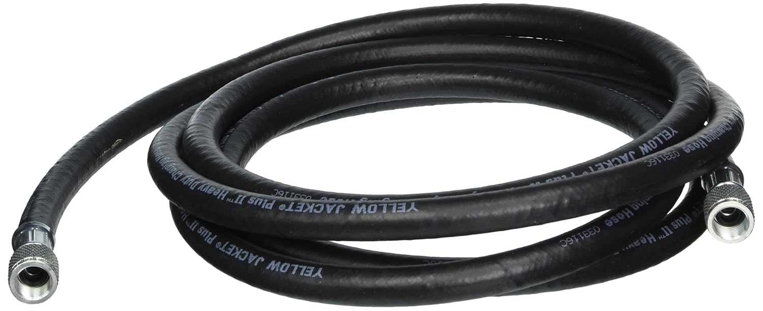 Yellow Jacket 19512 Ammonia Charging Hose 3/8" Straight Flare Both Ends
