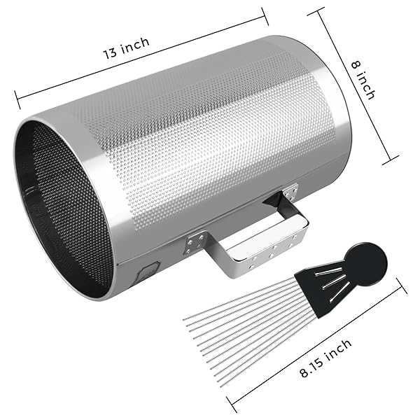 EASTROCK GUIRO SHAKER STAINLESS STEEL 8″ 13″ PERCUSSION GUIRO MUSICAL INSTRUMENTS WITH SCRAPER FOR LIVE PERFORMANCE