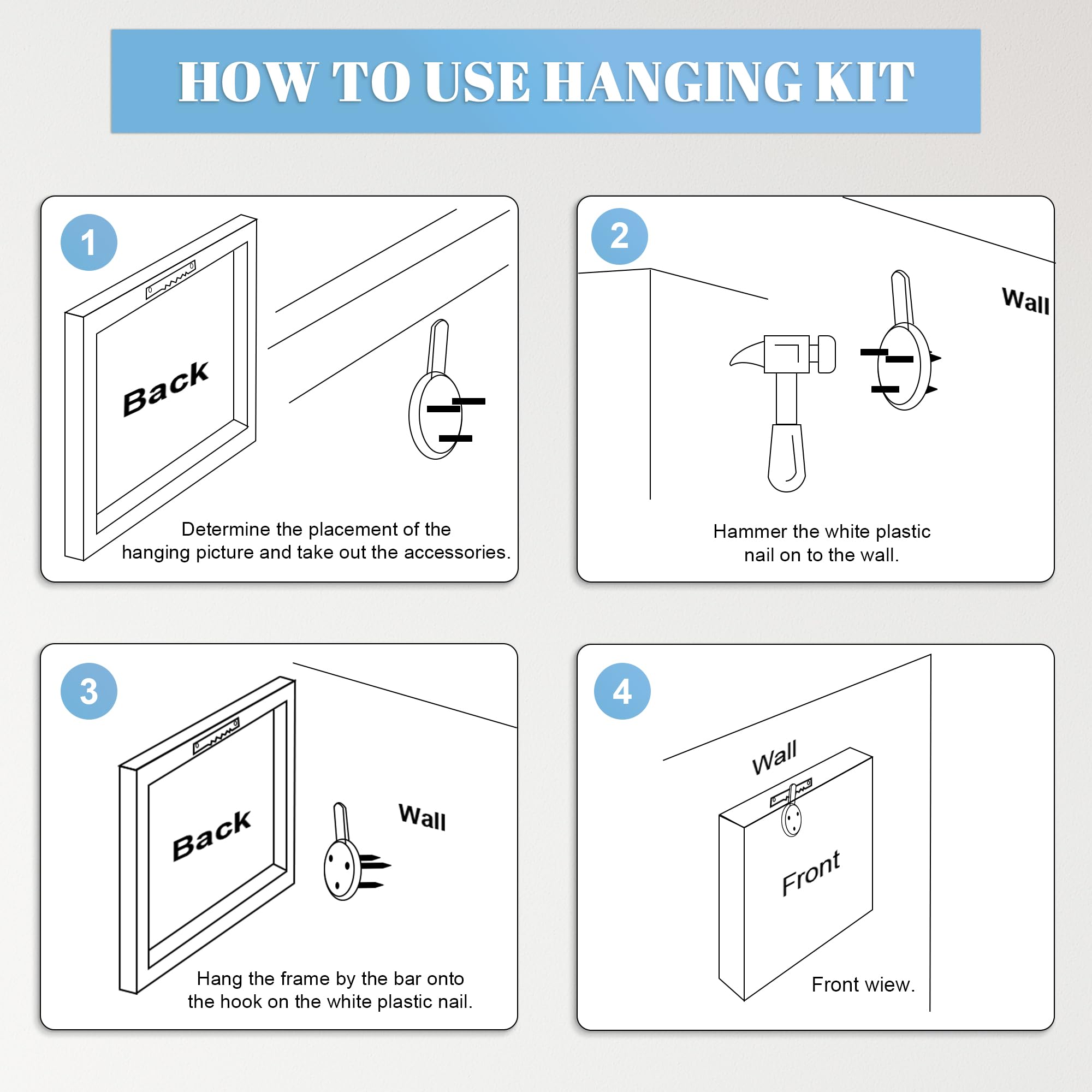 Framed Christmas Pictures Wall Decor,Vintage Pine Tree Prints,Winter Christmas Canvas Wall Art Decoration for Bedroom Bathroom Living Room Rustic Xmas Holiday Gifts (11'' X 14'')