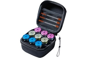 JFGLORIX Insulin Fridge Holder Storage Case Insulin Vial Protector Holder Insulin Cooler Travel Case Organizer Fits Standard 10ml U-100 Vials,9-Slot,Black (9 Slots)