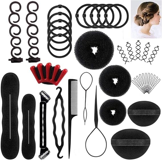 Iuhan Bulk Hair Ties Elastics Ponytail Holders Pcs Bulk Elastic
