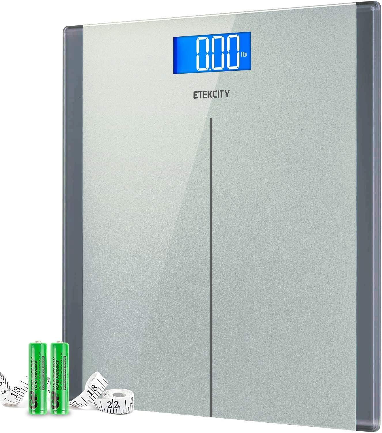Etekcity Digital Body Weight Bathroom Scale with Step-On Technology, 400 Lb, Body Tape Measure Included: Health & Personal Care