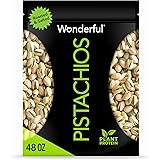 Wonderful Pistachios, In-Shell, Roasted & Salted Nuts, 48oz Resealable Bag