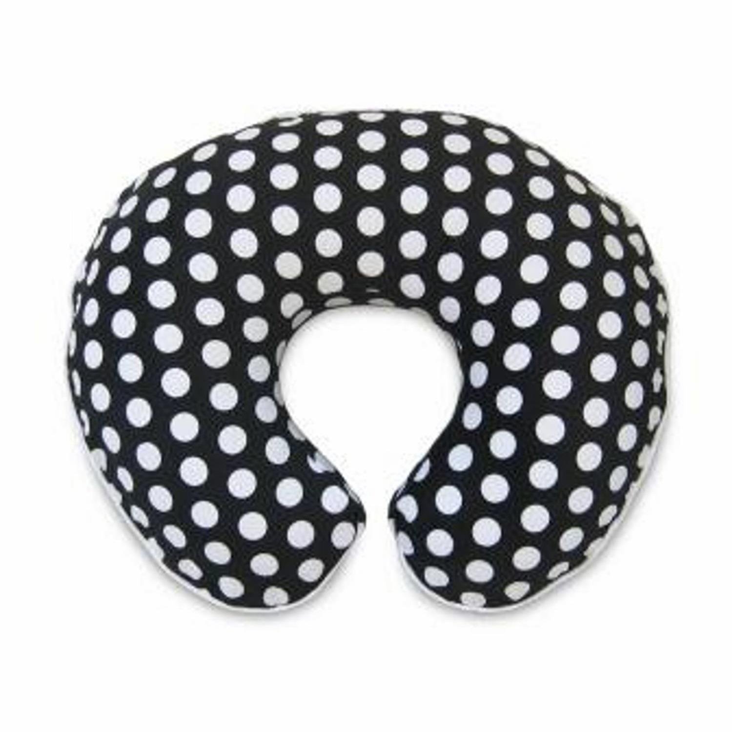 black and white boppy pillow