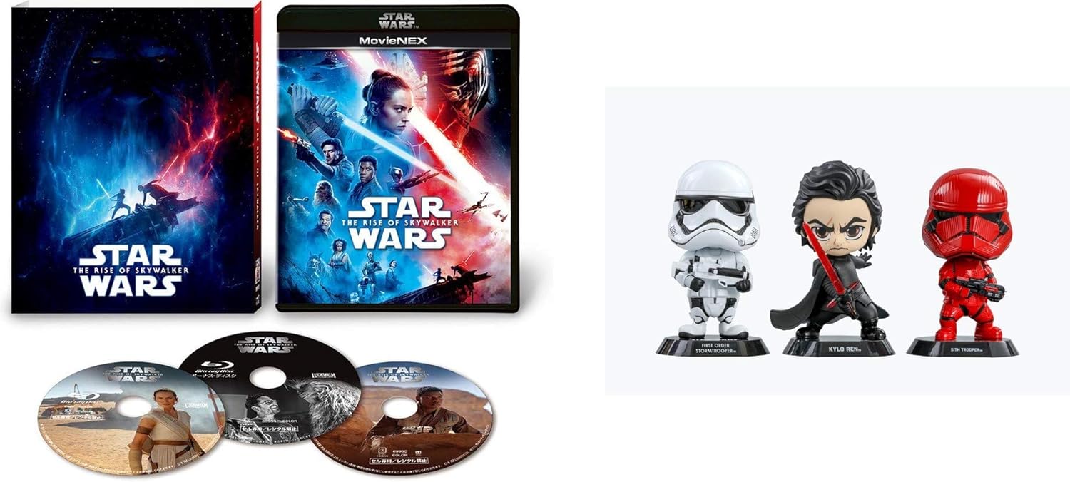 Amazon Co Jp限定 スター ウォーズ スカイウォーカーの夜明け Movienex Swブラック パッケージ アウターケース付き Hottoysコラボレーション企画 オリジナルコスベイビー付き Kyloren Sithtrooper Stomtrooper Amazon