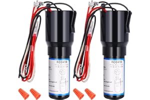 DPWRROT Rco410 3 in 1 Compressor Hard Start Capacitor Kit for Refrigerators & Freezers 1/4-1/3 H.p. 115Vac Replaces for Tj90rco410 Ap4503017 Erp410 Urc0410 Rc0410 Rco-410(2pcs)