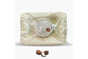 HERBOGANIC Pure Raw African Shea Butter, Organic White Ivory Premium 100% Natural Unrefined Ghana Skin Beauty Care Face Body Hair Scalp Non GMO (5 Lb) (Shea Butter 5 LB)