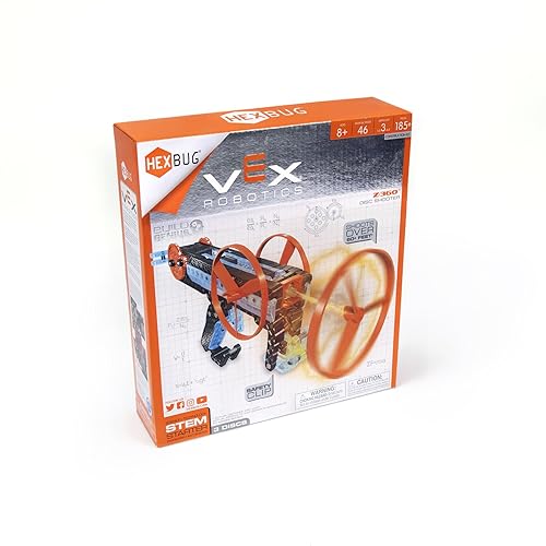 HEXBUG VEX Robotics Z-360 Ripcord Disc Launcher DIY Top