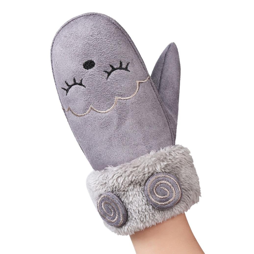 baby winter mittens with string