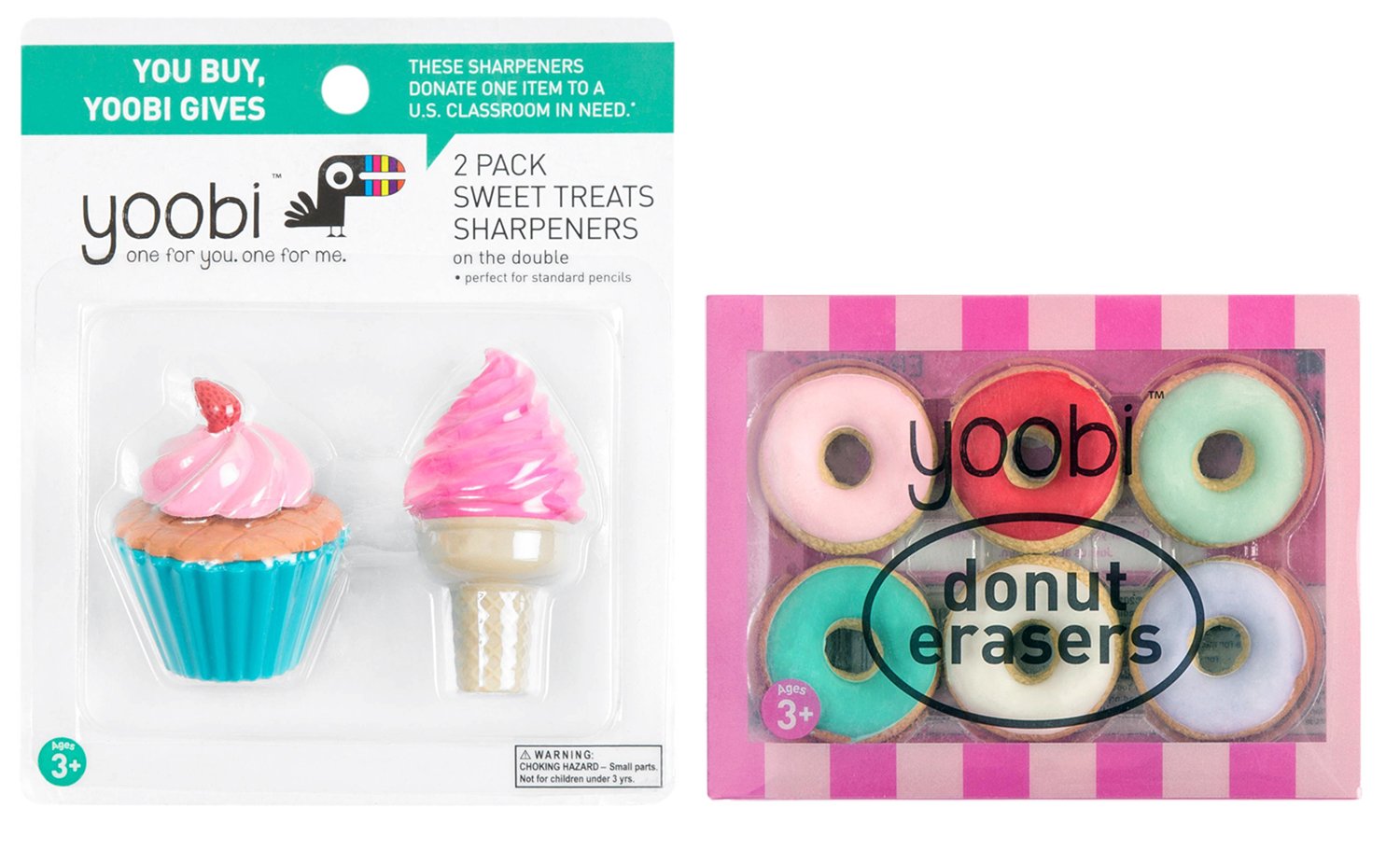 Buy Yoobi Sweet Treats School Supply Bundle 2 Items Donut Pencil