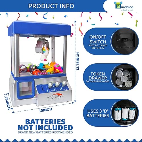 874 Claw Machine For Kids Arcade Game Electronic Mini Doll And