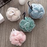 Healifty 2pcs Mesh Bath Shower Balls Body Exfoliator Loofah Puff view 4