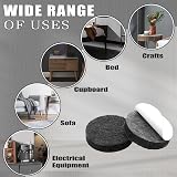 Yelanon Felt Furniture Pads 182 Pcs Self Adhesive Anti Scratch Floor Protectors view 4