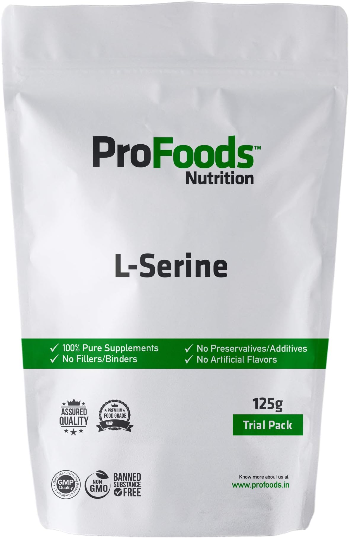 Profoods L Serine Powder (125 grams)