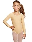Leveret Girls Leotard Basic Long Sleeve Ballet