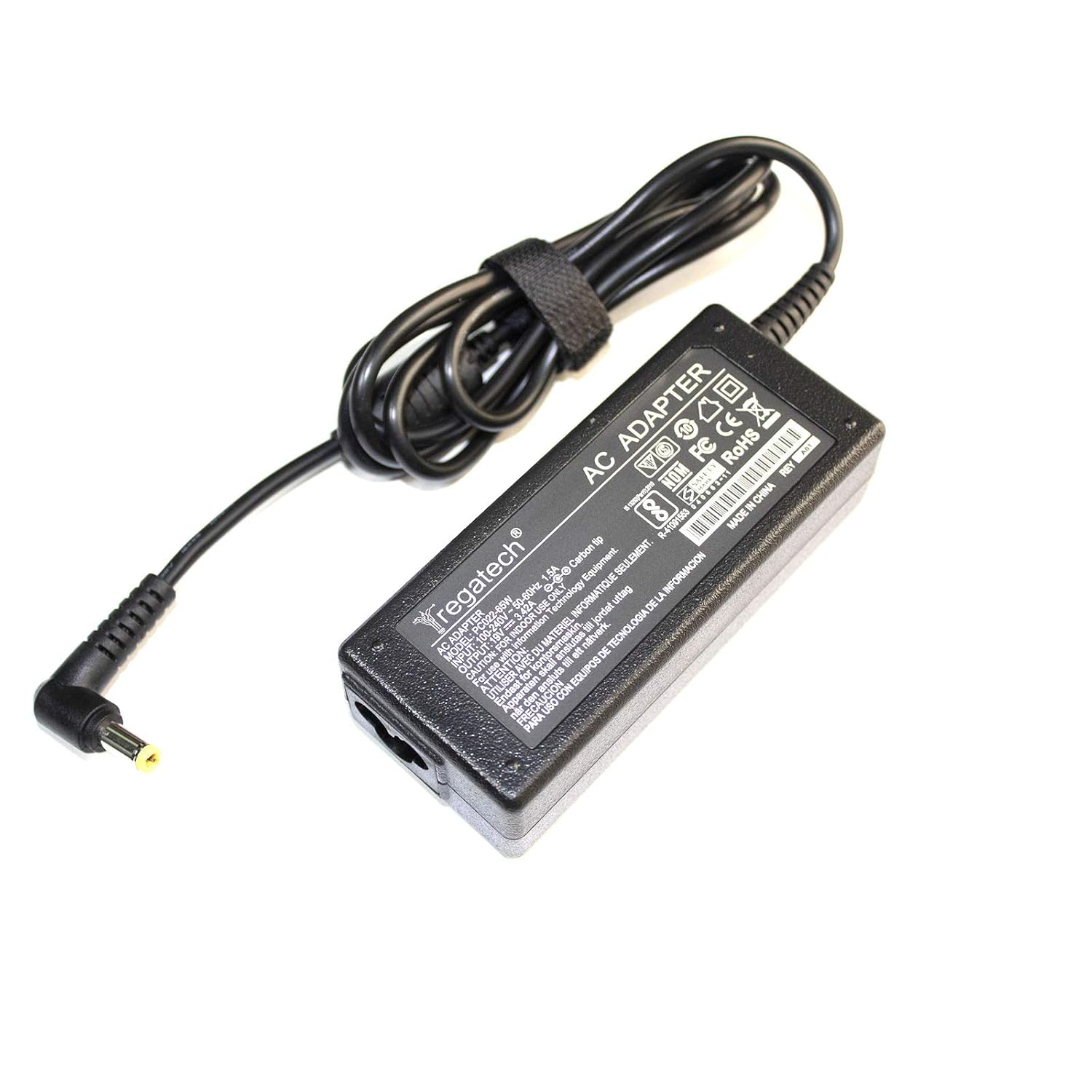 Regatech for Asus X54C, X54F, X54H, X54HB Laptop Charger/Adapter 65W