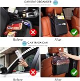 TeTupGa Car Seat Back Organizer PU Leather Multi-Pocket 25x22.5 cm view 2