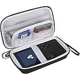 worfty Case for Analogue Pocket Handheld Game Console, Game Player Storage Bag Compatible with Analog Pocket(Case Only) (Black)